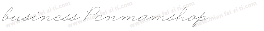 business Penmamshop字体转换